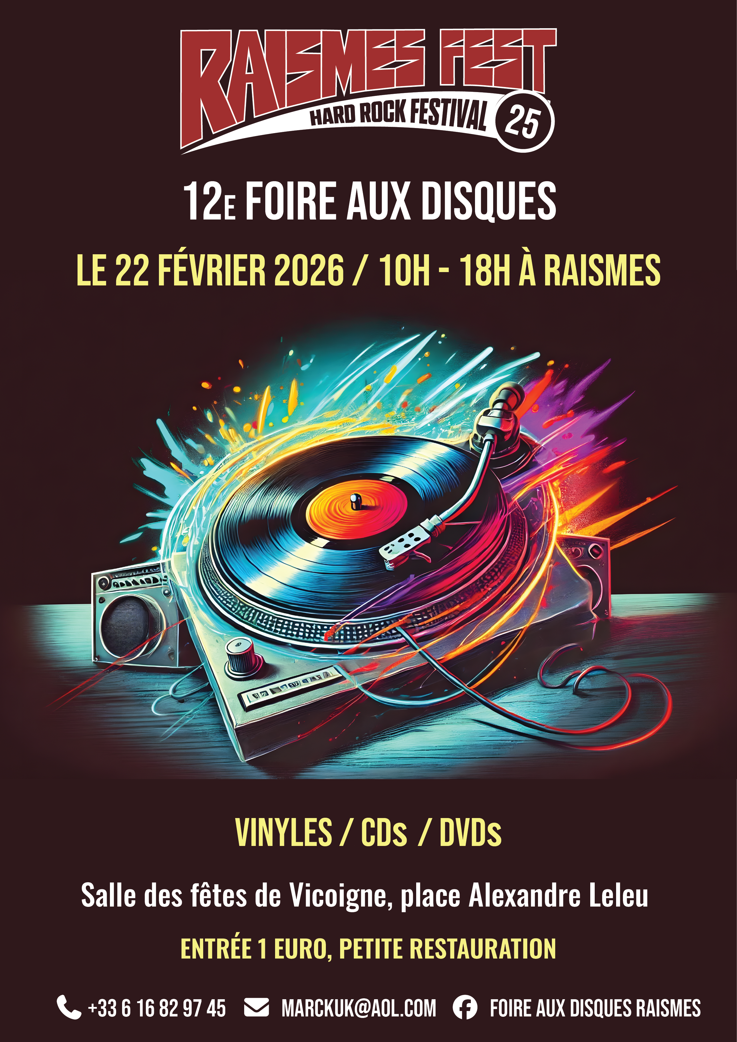 12ème Foire aux disques le 22 février