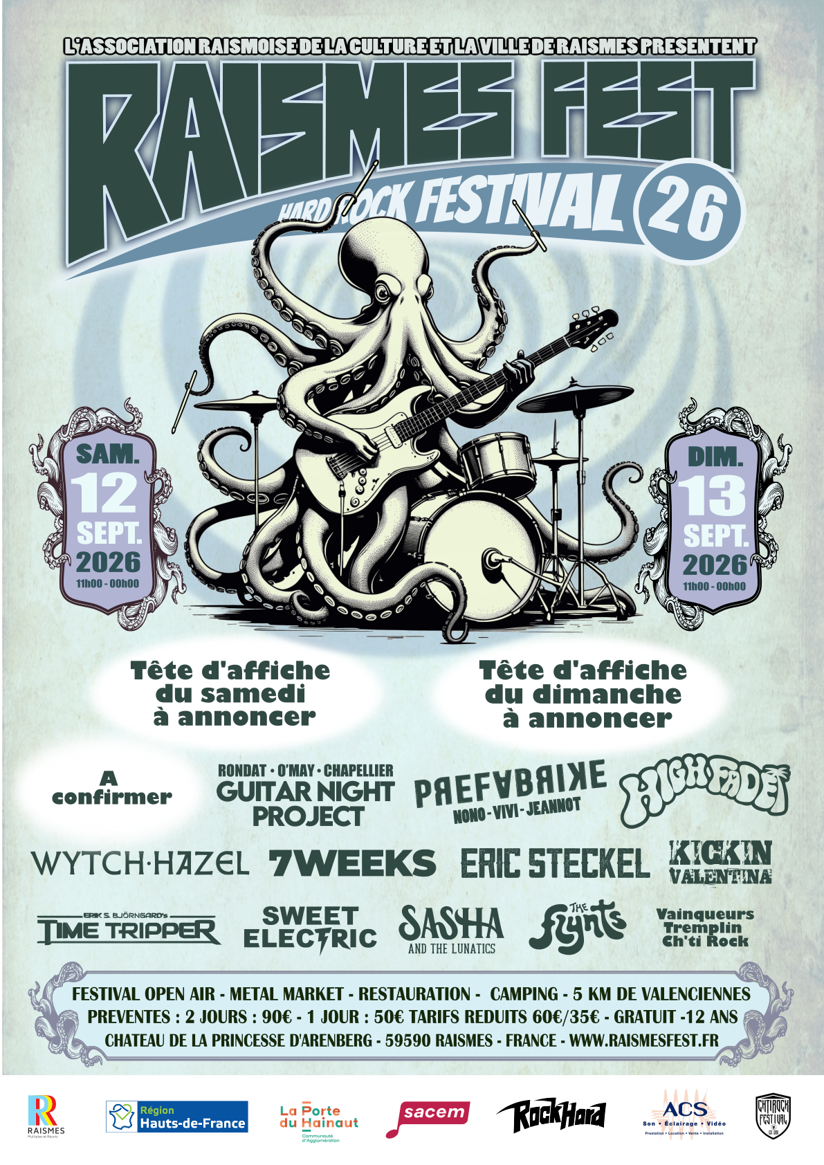 3 nouveaux groupes s'ajoutent à la programmation avant l'annonce des 2 têtes d'affiche prochainement !!!