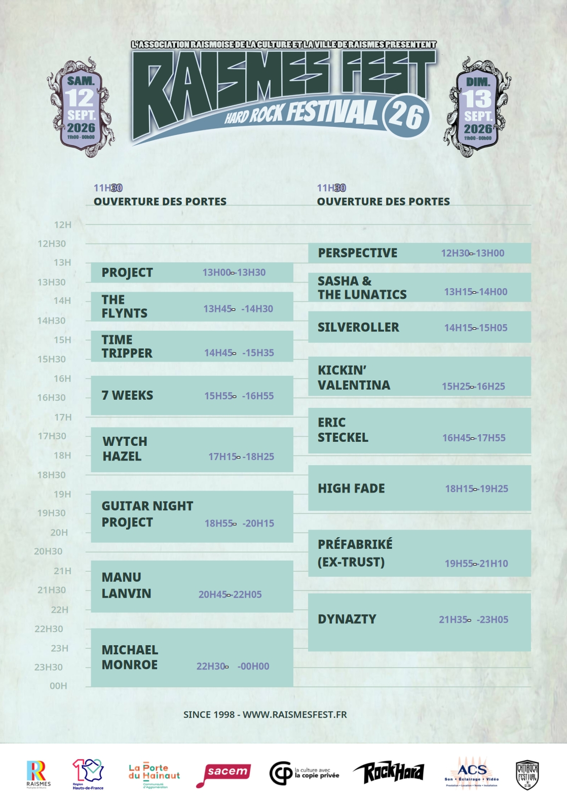 RUNNING ORDER FINAL
